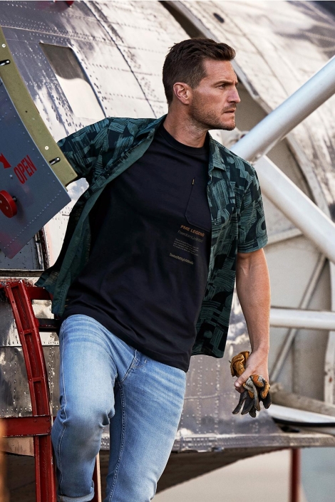 PME legend short sleeve shirt print on ctn sl